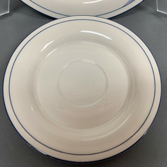 Lenox Chinastone Brushstrokes For the Blue Patterns Salad Saucer Plates Lot of 2 - Picture 3 of 7